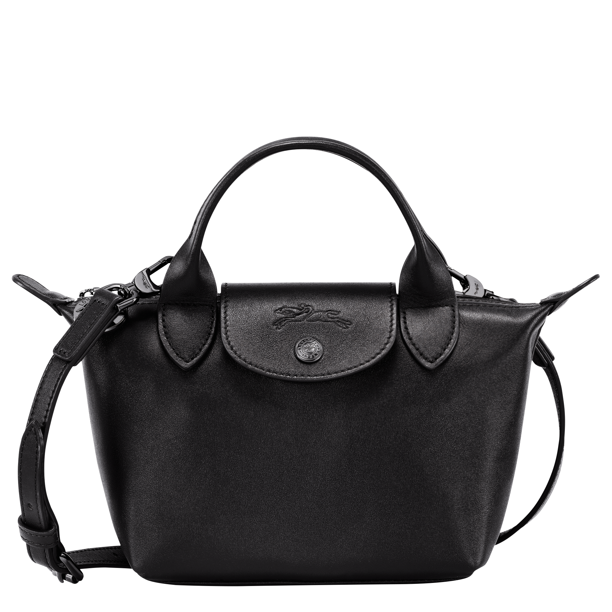 Longchamp Le Pliage Cuir XS Crossbody Bag New