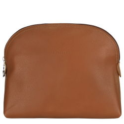 Le Foulonné Toiletry case , Caramel - Leather