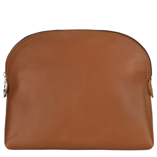 Le Foulonné Toiletry case , Caramel - Leather - View 1 of  3