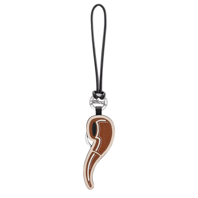Porte-clés , Cuir - Cognac