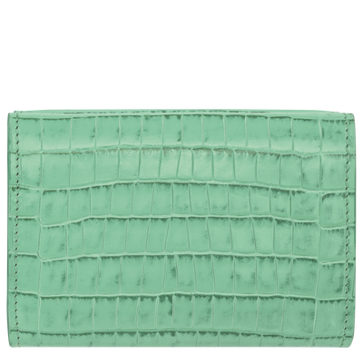 Longchamp Pocket Compact wallet , Mint - Leather