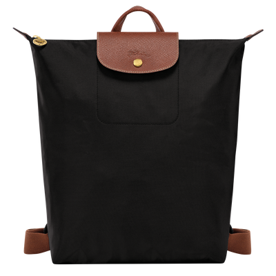 Sac &agrave; dos M Le Pliage Original , Toile recycl&eacute;e - Noir