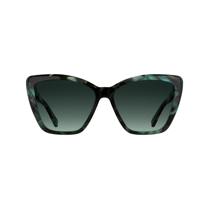 Lunettes de soleil , Ac&eacute;tate - Ecaille p&eacute;trole  - Vue 1 de 2