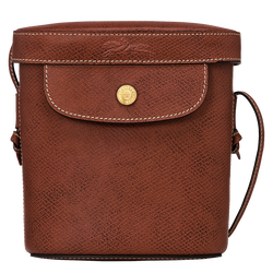 Épure XS Crossbody bag , Brown - Leather