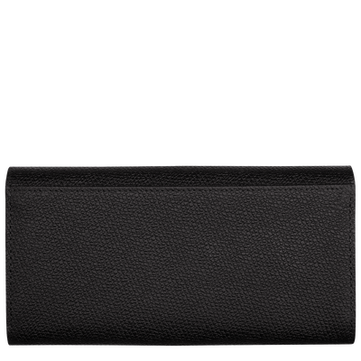 Le Roseau Continental wallet, Black