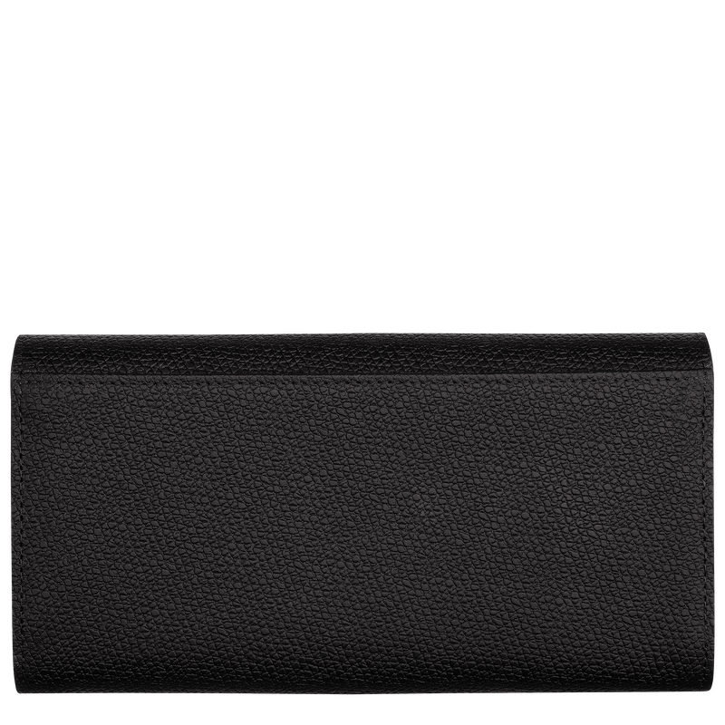 Le Roseau Continental wallet , Black - Leather  - View 2 of  4