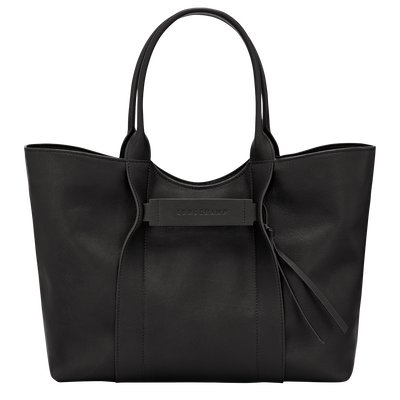 Longchamp 3D Bolso de hombro L , Cuero - Negro