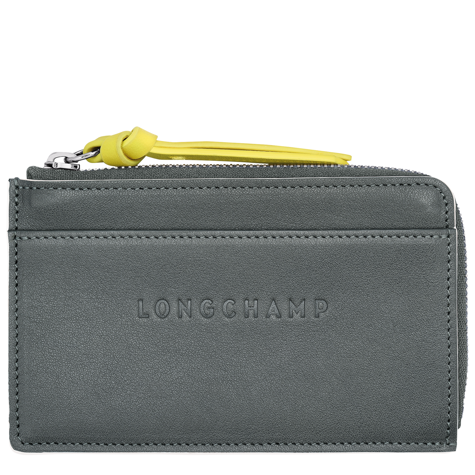 Longchamp 3D Tarjetero Cuero Gris Plomo 30034HEH300 Longchamp EN