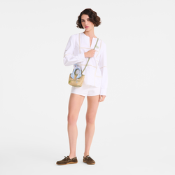 Le Pliage Collection XS Basket bag , Almond Green - Canvas