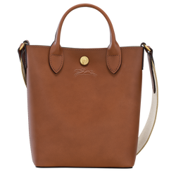 Épure XS Tote bag , Cognac - Leather