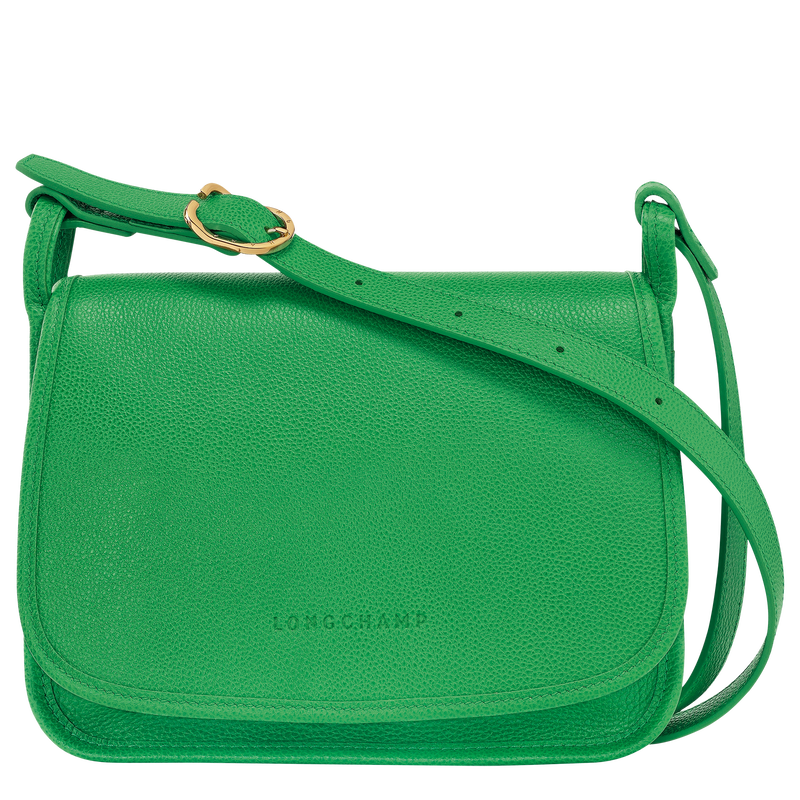 Le Foulonné Crossbodytas S , Grasgroen - Leder  - Weergave 1 van  4