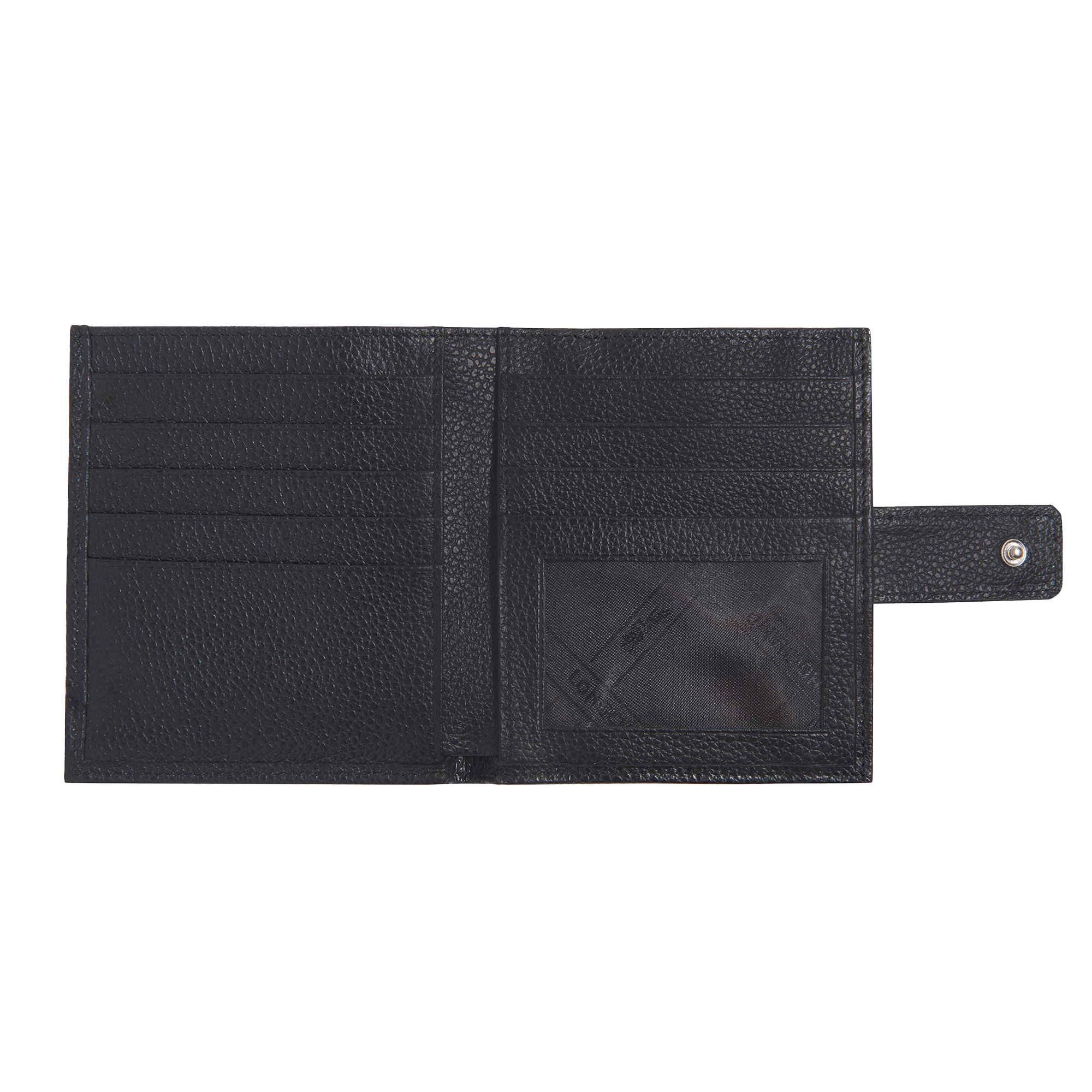 Le Foulonné Compact wallet, Black