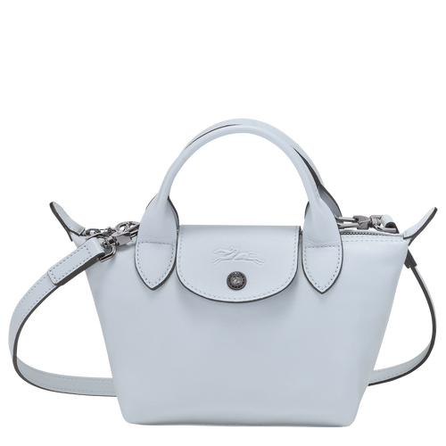 トップハンドルバッグ Xs ル プリアージュ キュイール スカイブルー L ロンシャン Jp