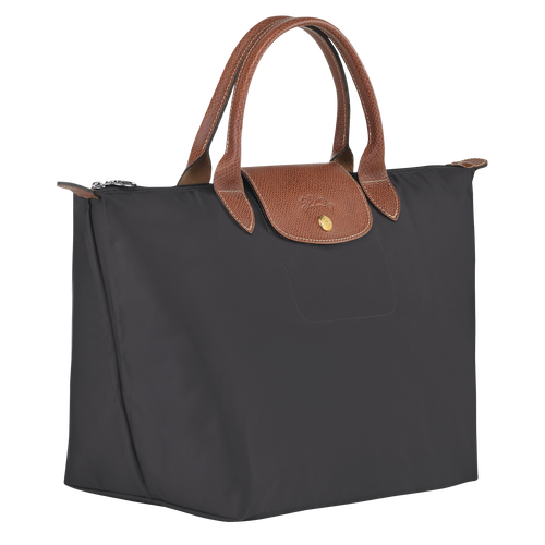 Top handle bag M Le Pliage Original Gun metal (L1623089300) | Longchamp US Top handle bag M Le Pliage Original Gun metal (L1623089300) | Longchamp US