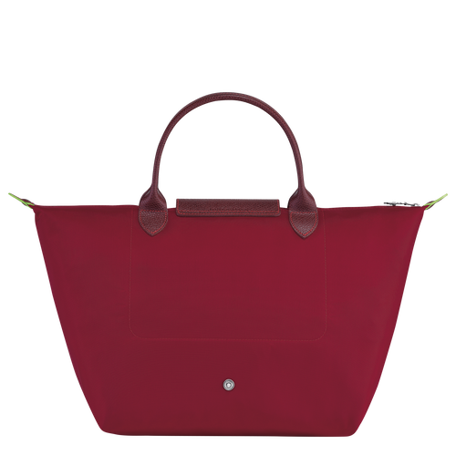 Le Pliage Green Top handle bag M, Red