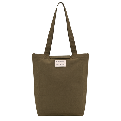 Caroline H&eacute;lain x Longchamp Tote bag M, Olive