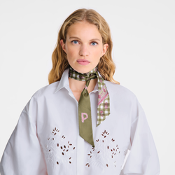 The Bucolic Escapade Headband , Artichoke - Silk