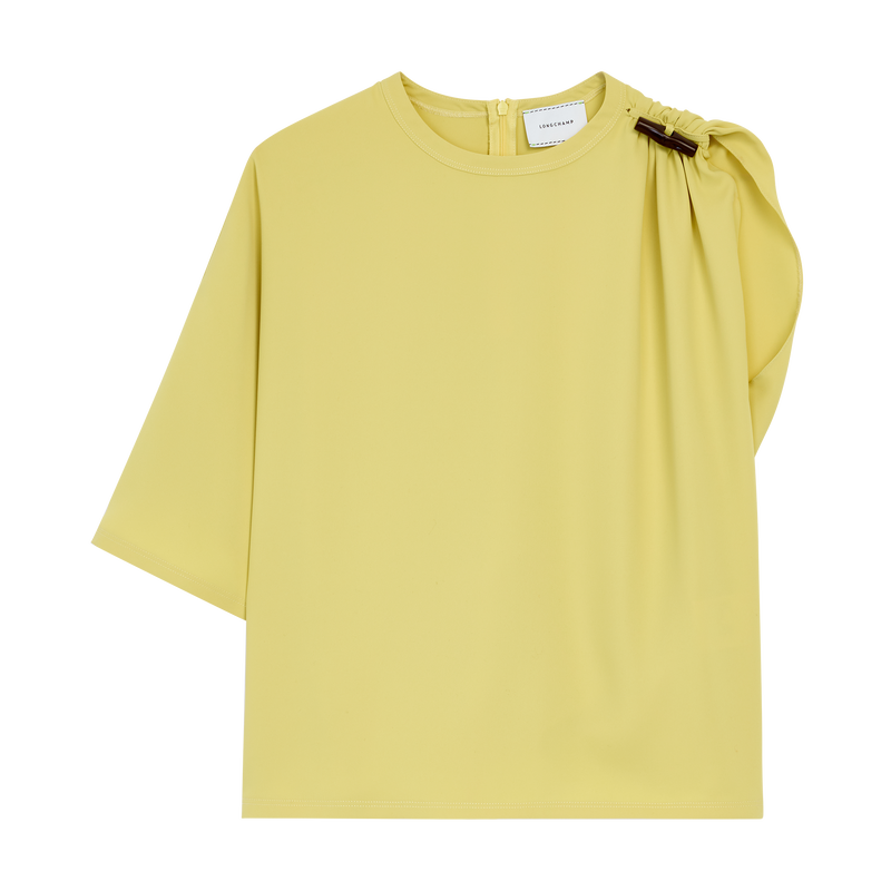 Top , Lime - Fluid crepe  - View 1 of  1
