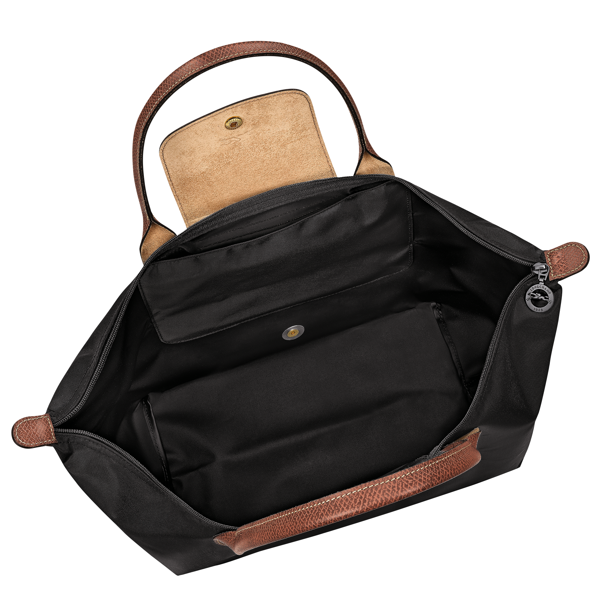 Le Pliage Original L Handbag Black - Canvas | Longchamp US