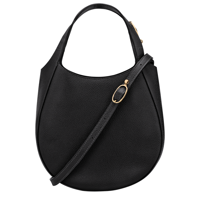 Le Foulonn&eacute; S Handbag , Black - Leather  - View 4 of  7