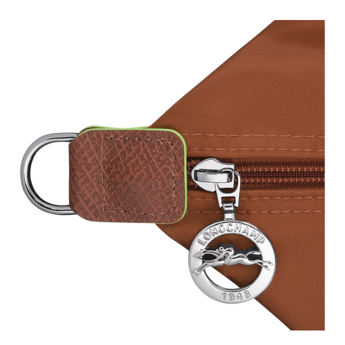 Erweiterbare Reisetasche Le Pliage Green , Recyceltes Canvas - Cognac - Ansicht 7 von 8