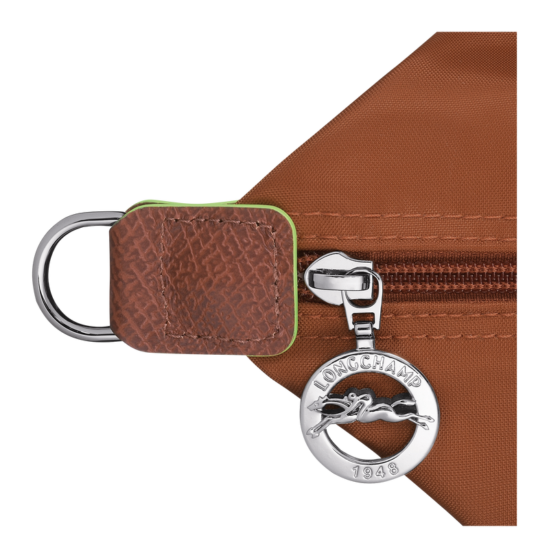 Erweiterbare Reisetasche Le Pliage Green , Recyceltes Canvas - Cognac  - Ansicht 7 von 8