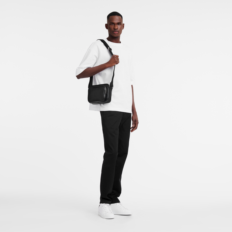 Camera bag S Le Foulonn&eacute; , Pelle - Nero  - View 2 of  5