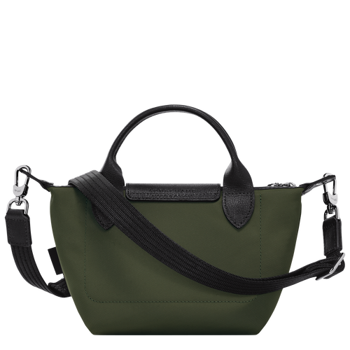 Le Pliage Energy XS Handbag , Khaki - Recycled canvas - View 4 of  6