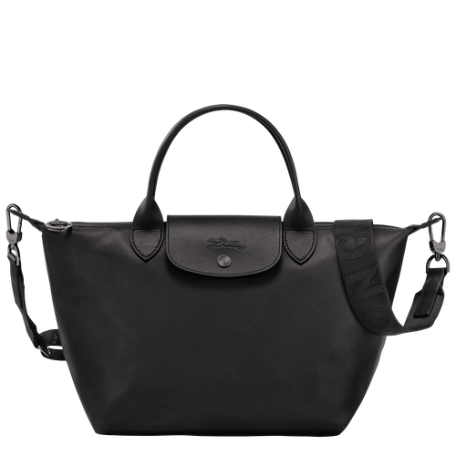 Borsa con manico S Le Pliage Xtra , Pelle - Nero - View 1 of  6