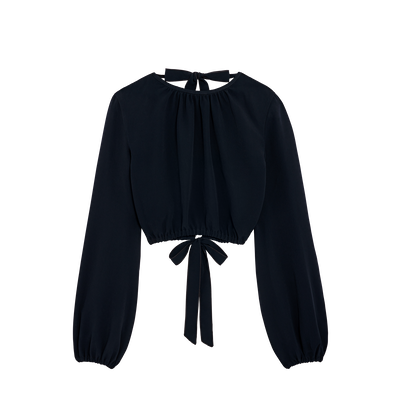 Top , Crep&eacute; - Negro