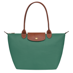 Le Pliage 原創系列 肩揹袋 M , 鼠尾草綠色 - 再生帆布