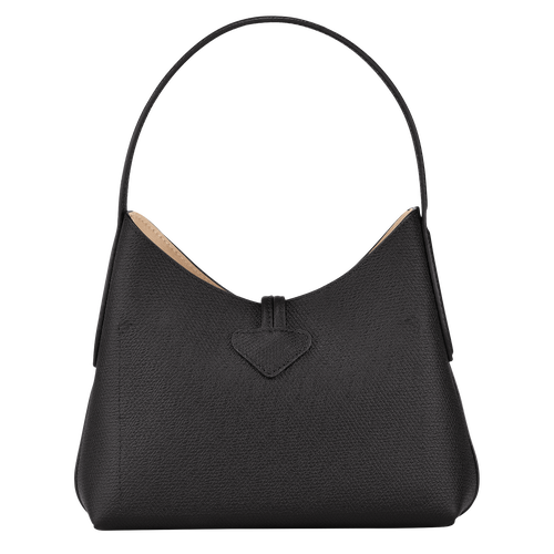 Le Roseau S Hobo bag , Black - Leather - View 4 of  5