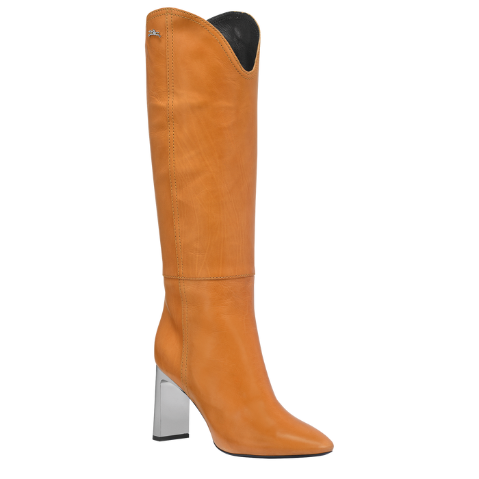 Fall-Winter 2022 Collection Heel boots, Saffron