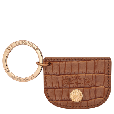 Schlüsselanhänger Épure , Leder - Cashew