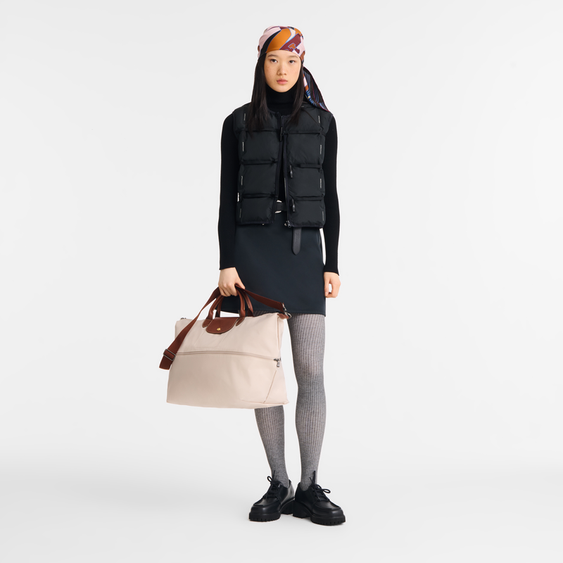 Le Pliage Original Travel bag expandable , Paper - Recycled canvas  - View 8 of 8