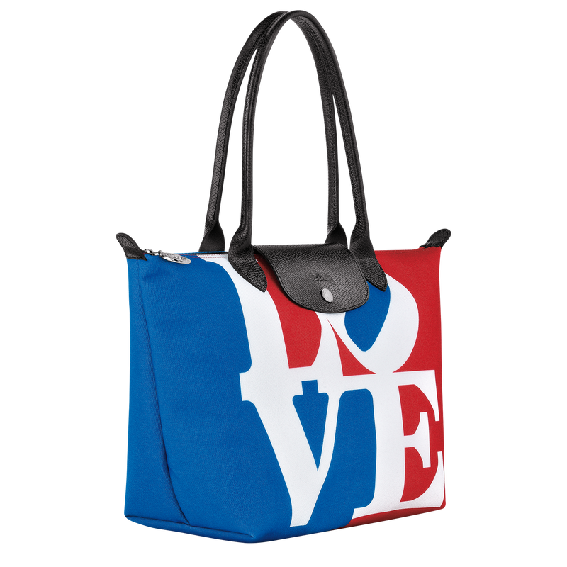 Longchamp x Robert Indiana M Tote bag , White - Canvas  - View 3 of 6