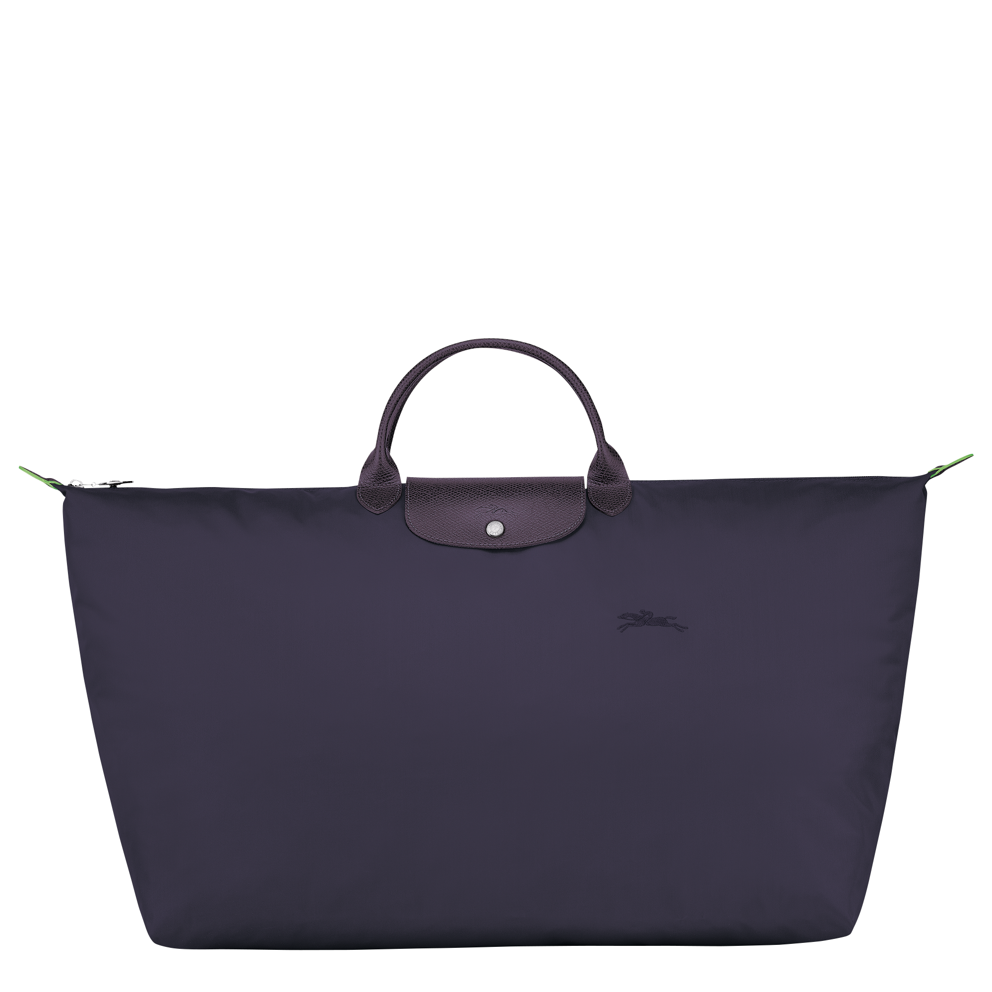 Le Pliage Green M Travel bag Bilberry - Recycled canvas | Longchamp GB