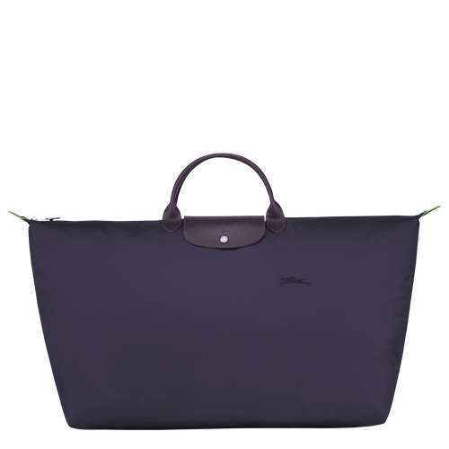 Le Pliage Green 旅行袋 M , 藍莓色 - 再生帆布 - 查看 1 6