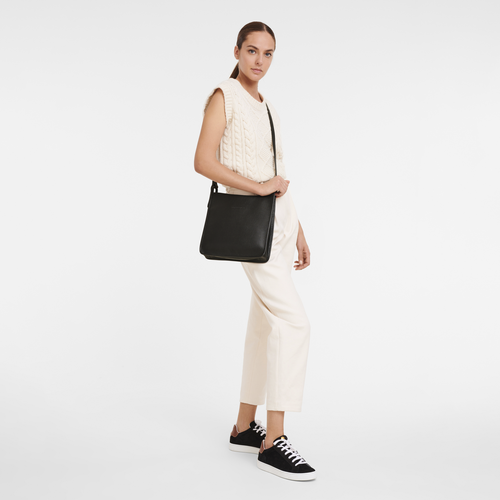 Le Foulonné M Crossbody bag , Black - Leather - View 2 of  4