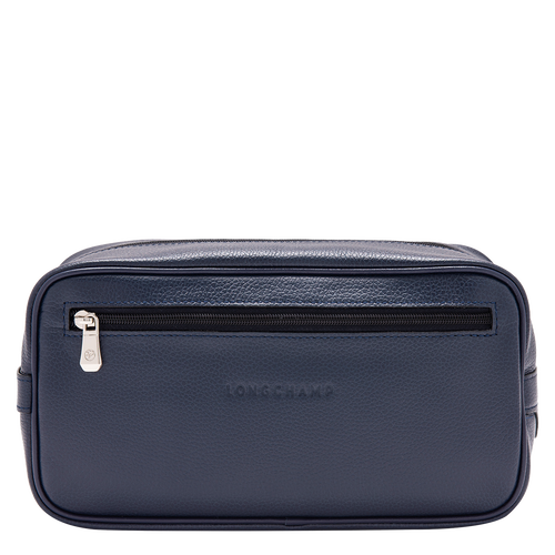 Le Foulonné Toiletry case , Navy - Leather - View 1 of  3