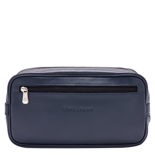 Beauty-case Le Foulonné , Pelle - Blu Navy - View 1 of  3