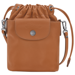 Le Pliage Xtra XS Bucket bag , Cashew - Leather