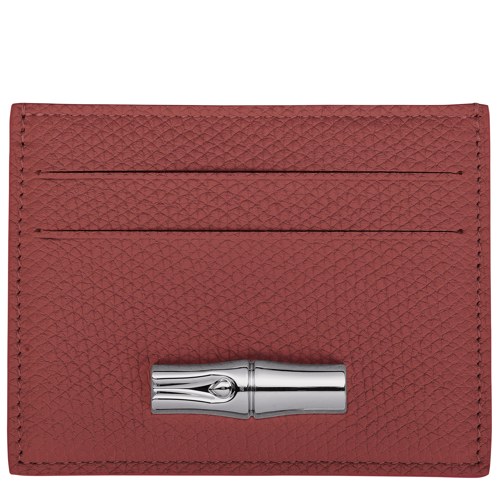 Card holder, Chestnut - View 1 of
        2 - zoom in Le Roseau Card holder, Chestnut