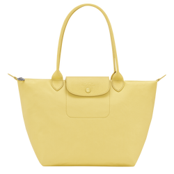 Le Pliage One M Tote bag , Lime - Recycled canvas