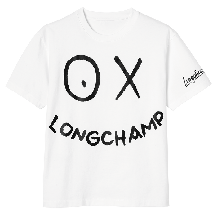 Longchamp x André T 恤, 白色