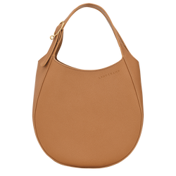 Le Foulonn&eacute; S Handbag , Pecan - Leather