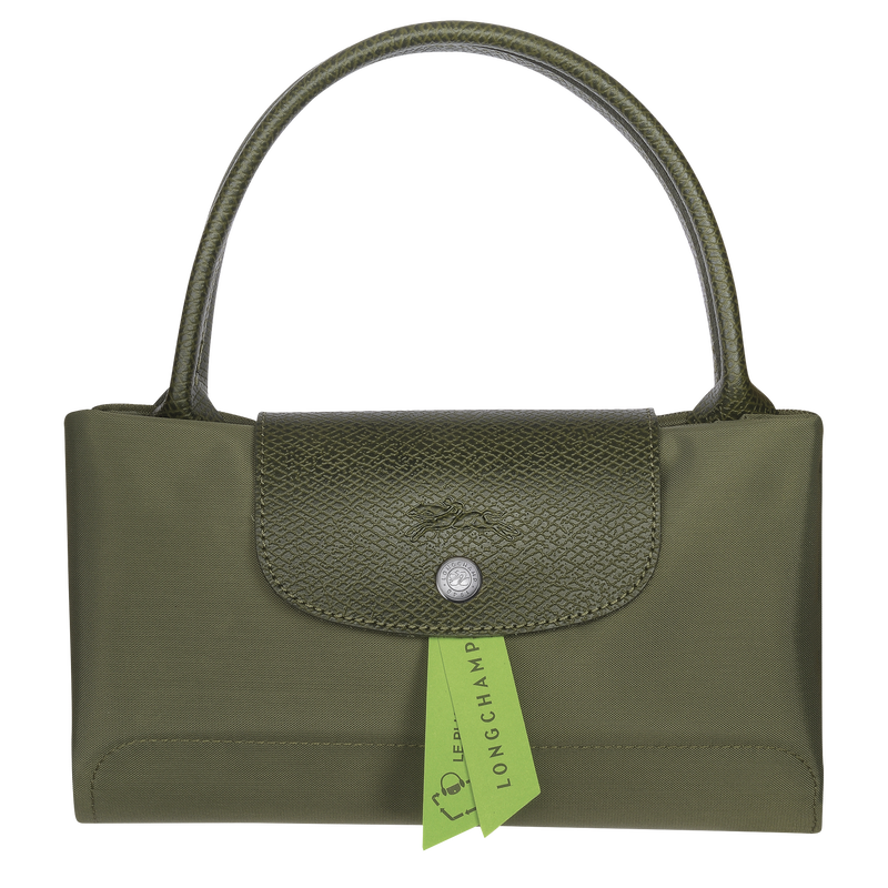 Handtasche M Le Pliage Green , Recyceltes Canvas - Fichte  - Ansicht 6 von 6