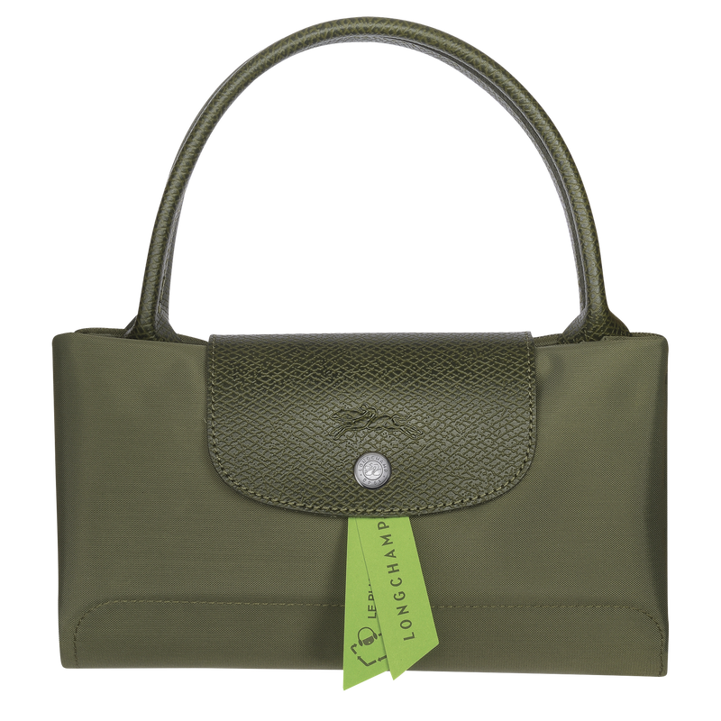 Handtasche M Le Pliage Green , Recyceltes Canvas - Fichte  - Ansicht 5 von 5