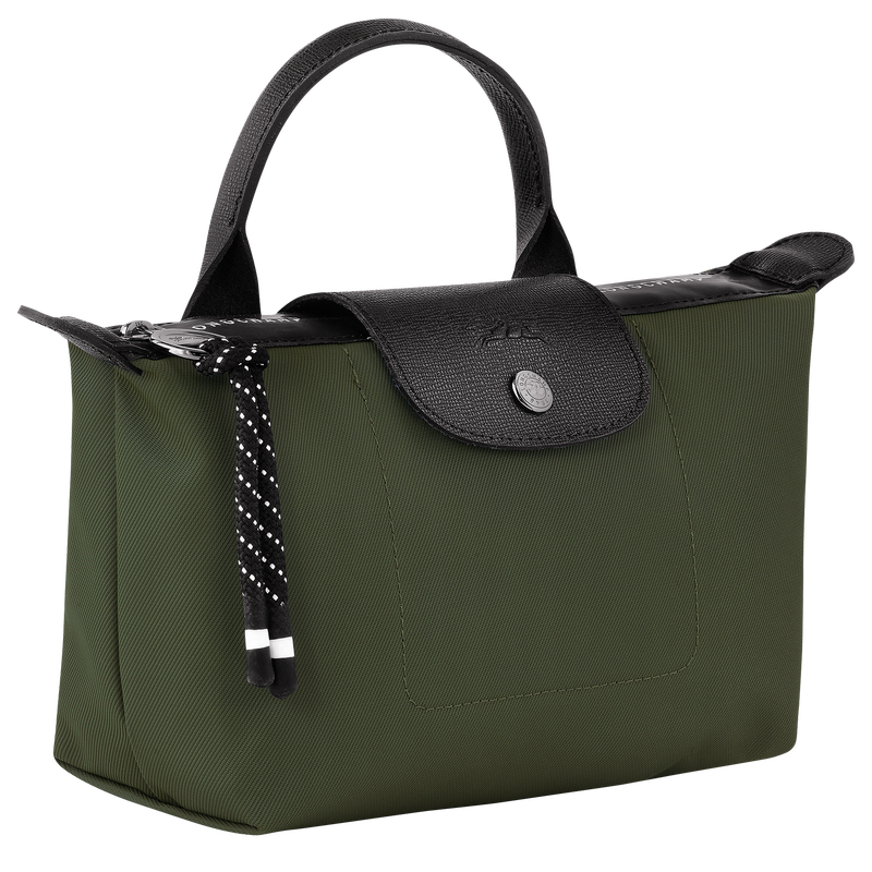 Le Pliage Energy Pouch , Khaki - Recycled canvas  - View 3 of 6