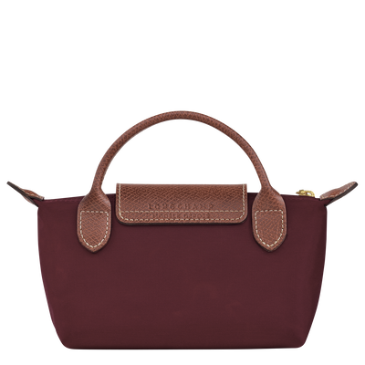Burgundy longchamp bag outlet